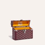 Goyard Cassette Trunk Bag Burgundy - Image 4